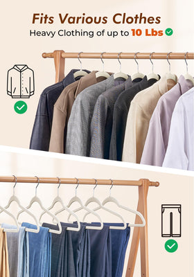 House Day 360-degree rust-proof swivel hooks for easy access.