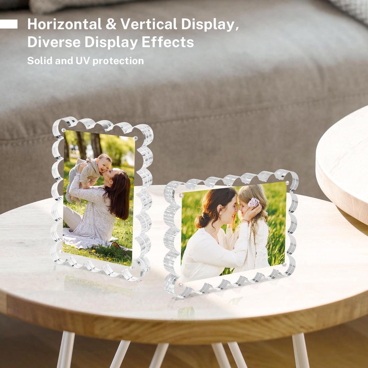 HOUSE DAY 360-degree display supports horizontal or vertical layouts for versatile decor