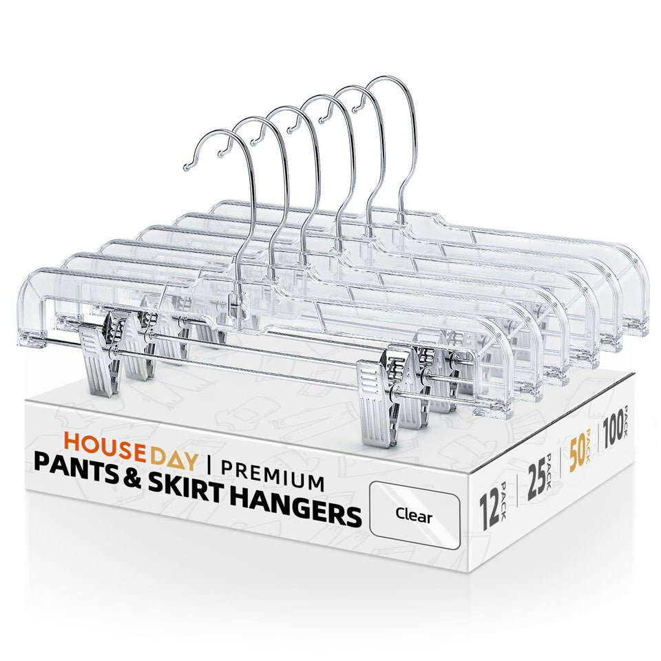 House Day 50-pack clip hangers for jeans and skirts