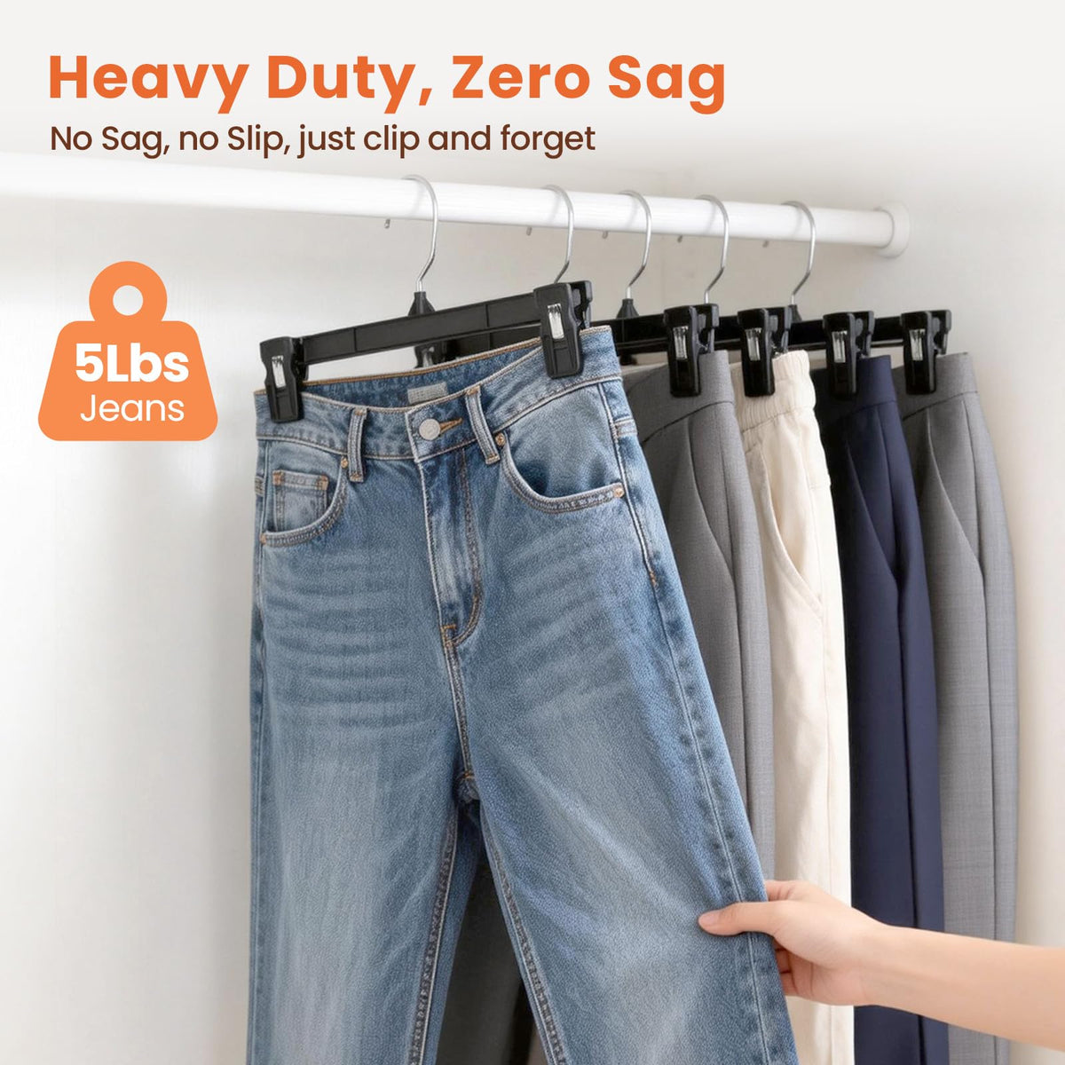HOUSE DAY 50-pack provides affordable closet organization.