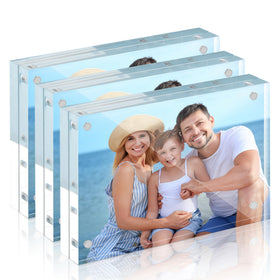 HOUSE DAY 5x7 acrylic frame with magnetic closure for quick photo swaps.