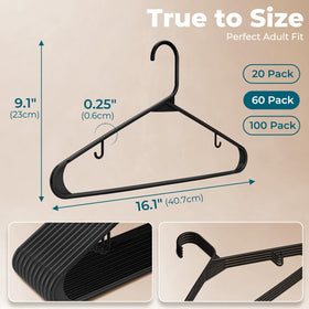 House Day 60-pack box shows ample hangers for the whole family.