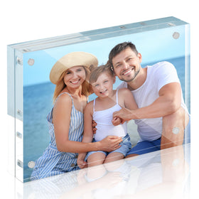 HOUSE DAY acrylic 8x10 frame front view with crystal-clear clarity