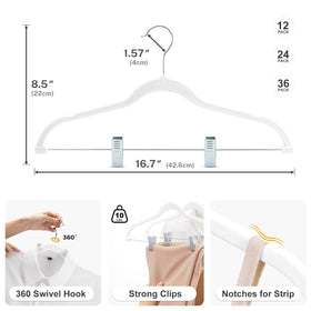 HOUSE DAY adjustable clips fit skirts, pants, and shorts securely.