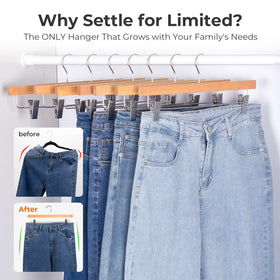 Adjustable non-slip clips with cushioning protect fabrics.