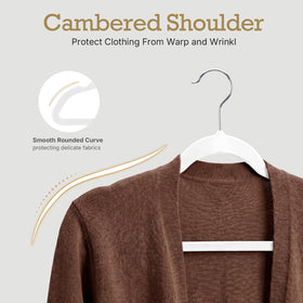 HOUSE DAY anti-slip shoulder line helps preserve garment shape during storage.
