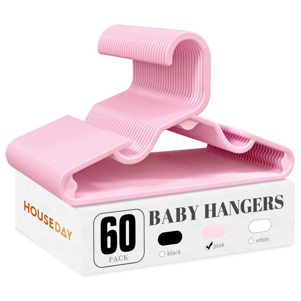 House Day baby hangers pack, front view, ideal for organized nursery closets.