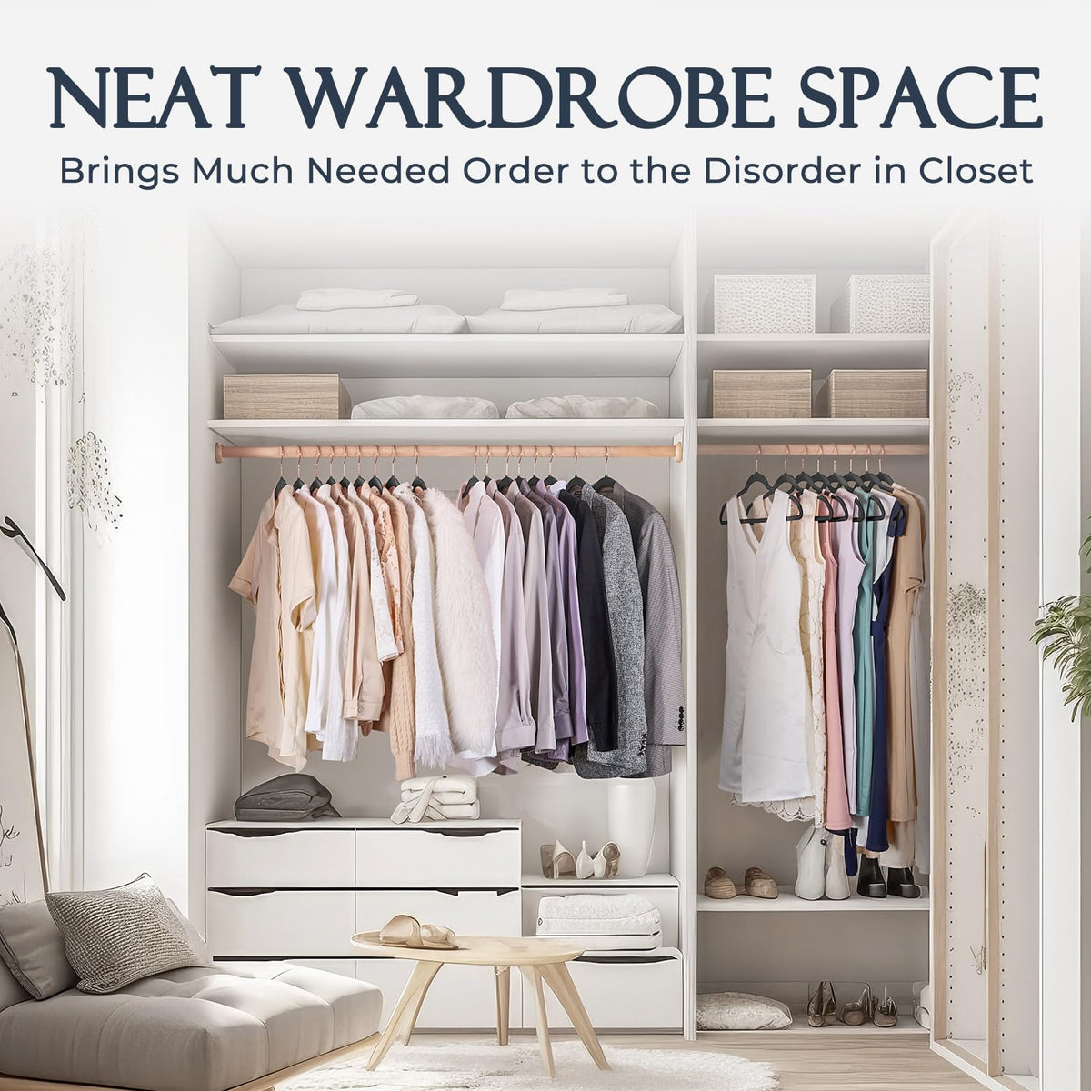 HOUSE DAY back-to-school hangers simplify dorm closet setup