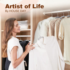 House Day space-saving design helps maximize closet capacity.
