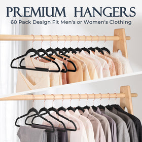 HOUSE DAY space-saving closet organizer reduces clutter and maximizes room