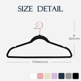 HOUSE DAY coat and suit hanger fits slim closets neatly
