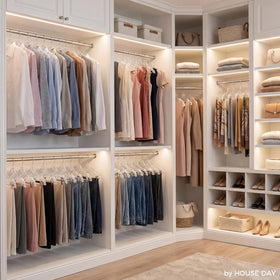 House Day compact design saves closet space and reduces clutter.