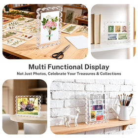 HOUSE DAY desktop display frame 5x7 blends minimalism with sturdy construction