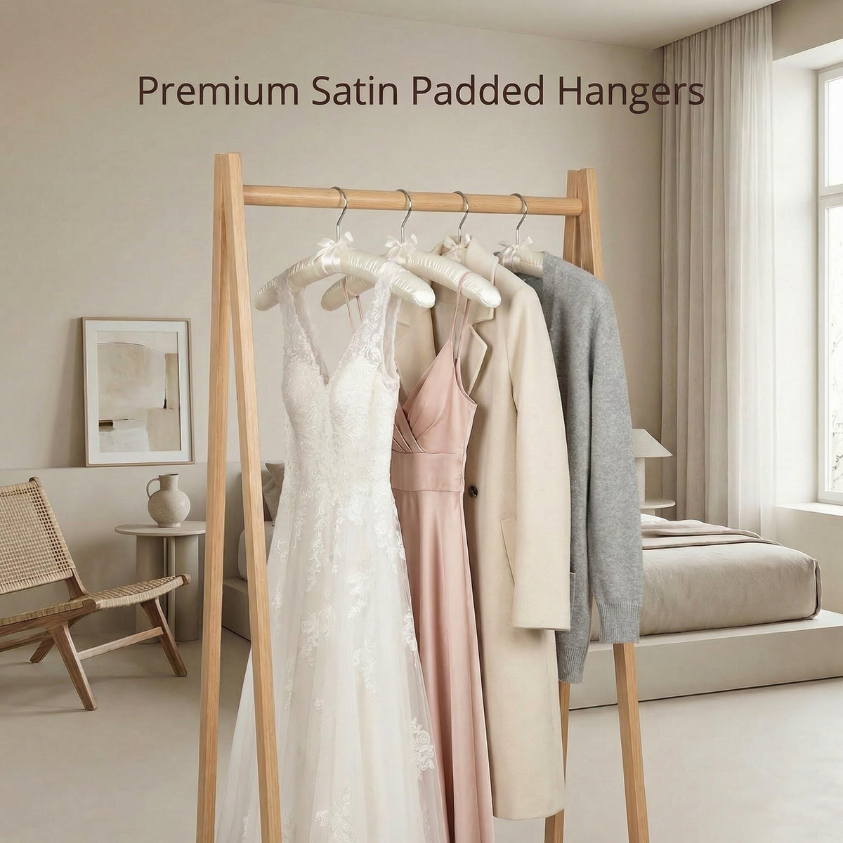 HOUSE DAY dress shop sample hanger for premium garments.
