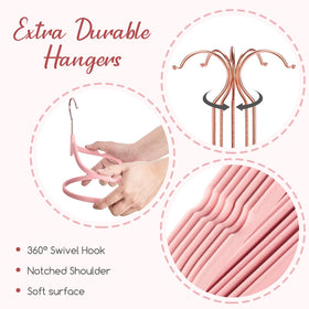 HOUSE DAY durable ABS-based coat hanger supports heavy coats securely.
