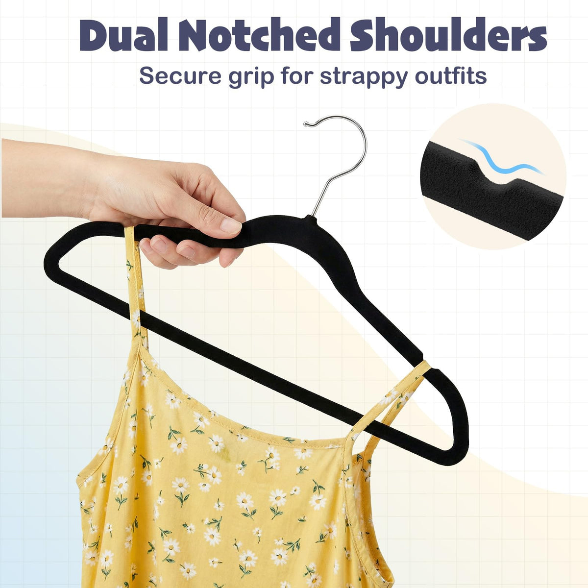 House Day durable ABS-velvet material resists daily use while keeping garments neat