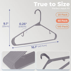 Non-slip shoulder support HOUSE DAY hanger protects delicate fabrics like silk