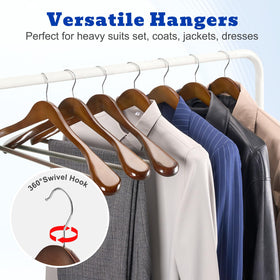 House Day heavy clothes hanger designed for jackets and jeans.