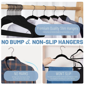 House Day heavy-duty ABS hangers support coats without bending.
