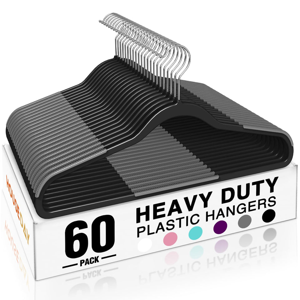 HOUSE DAY heavy-duty ABS hangers designed to hold up to 12 lbs.