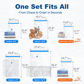 House Day bags suitable for home and travel use for organized packing.
