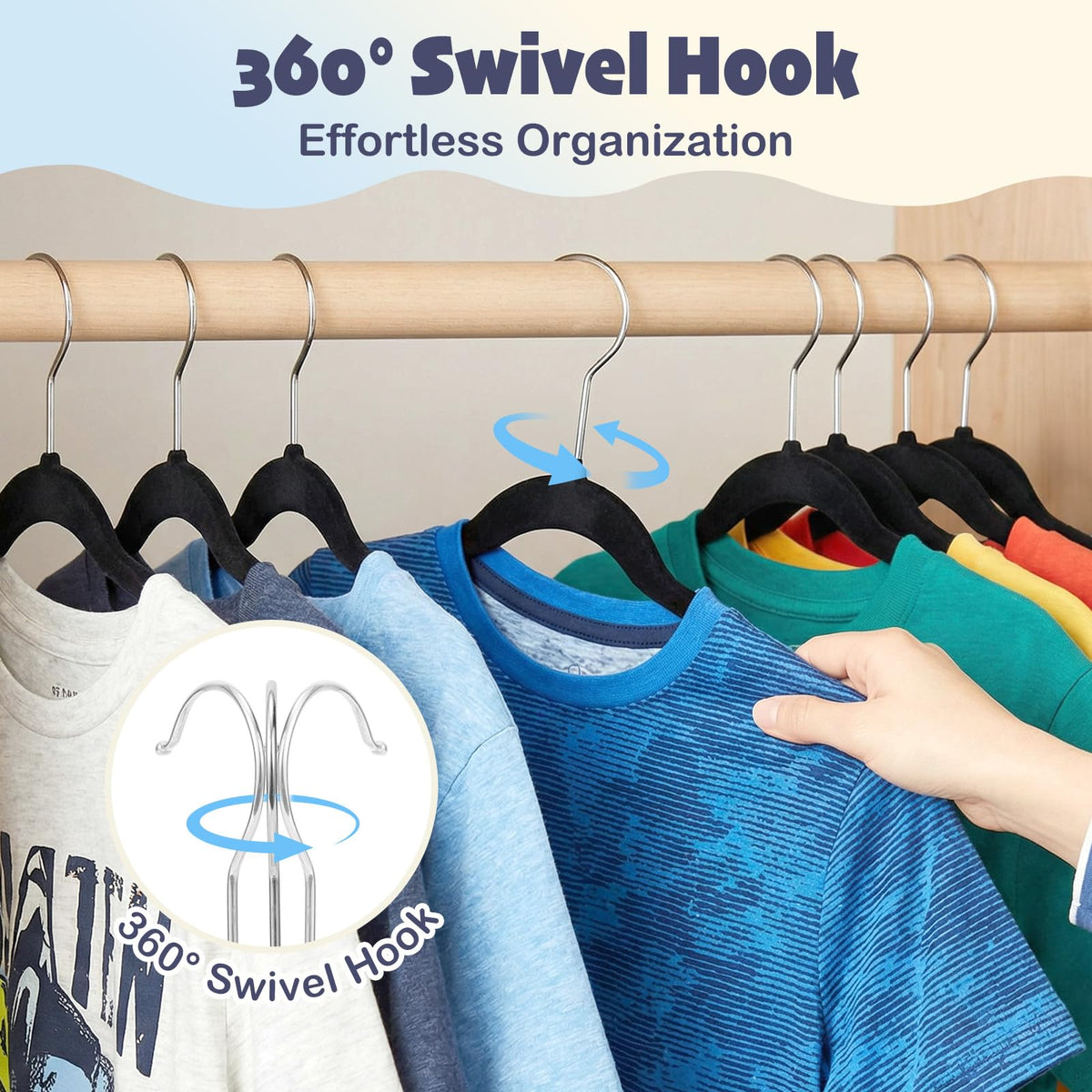 House Day versatile kids hangers suit dresses, tank tops, pants, and scarves