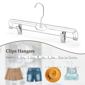 House Day non-slip clip hangers, keeps skirts and shorts securely in place.