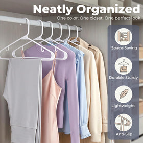 HOUSE DAY non-slip J-hook hanger securely holds camisoles