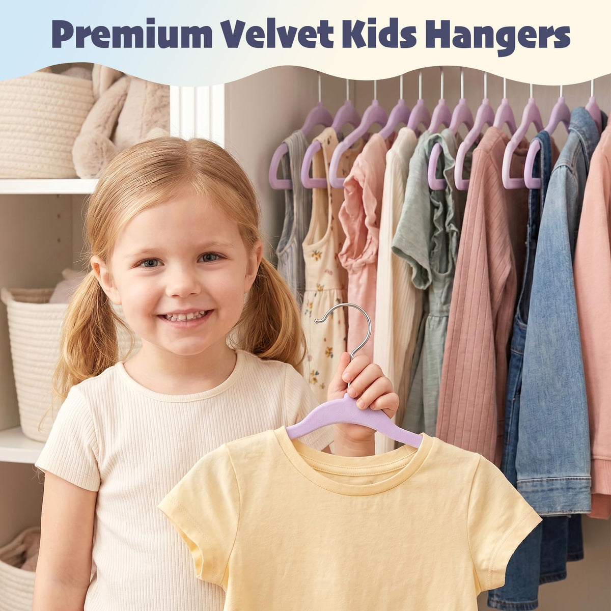 House Day non-slip velvet hanger with secure grip for delicate garments