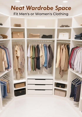 House Day pants-hangers with smooth bar keep trousers neat.