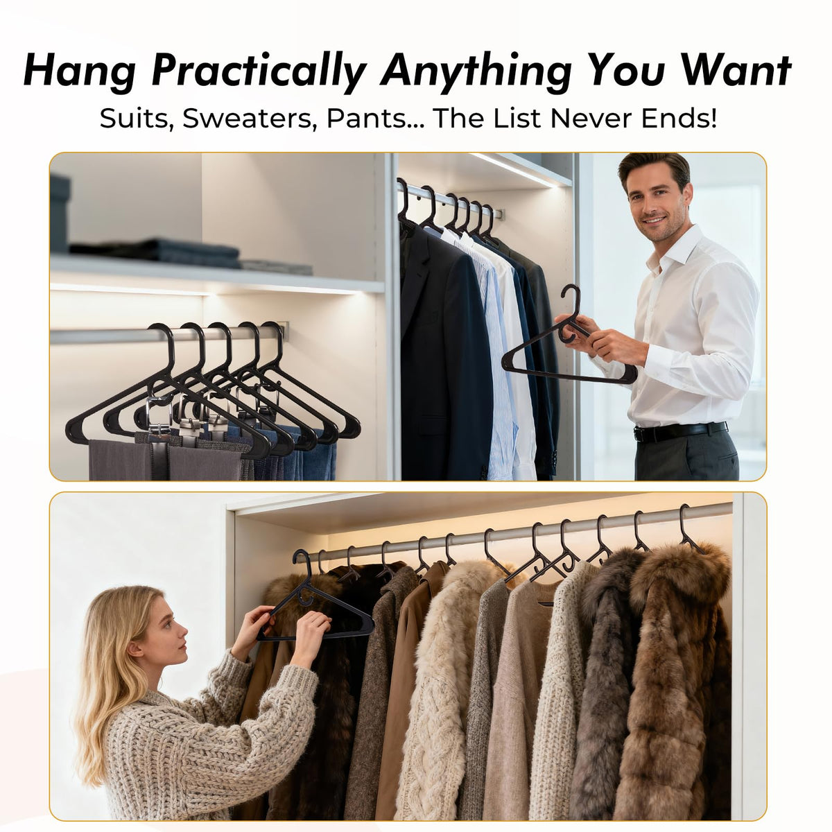 House Day hangers provide reliable coat and jacket support without losing shape