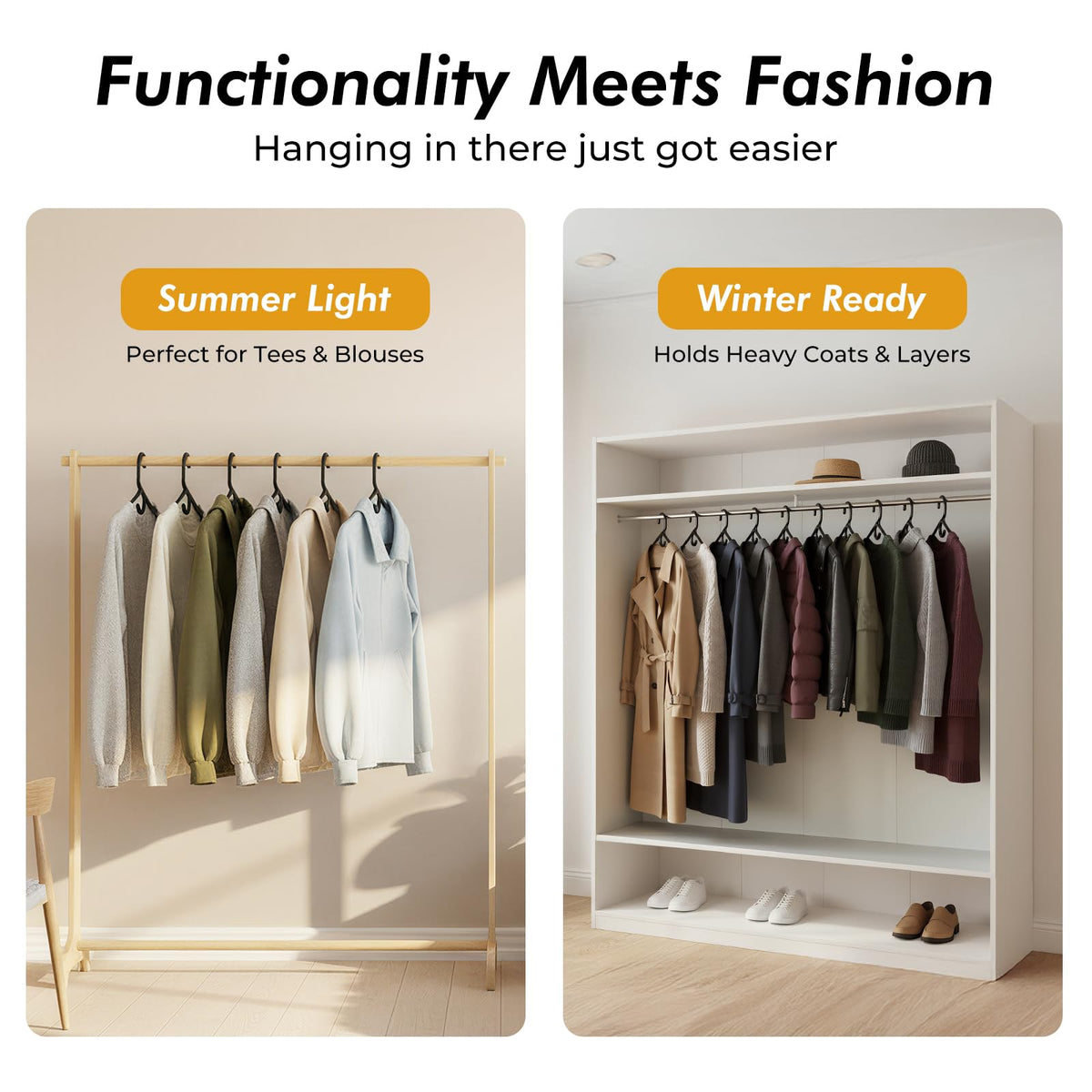 House Day closet solution helps dorms and apartments stay organized