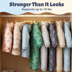 House Day rounded-edge design protects garment shapes during daily dressing.
