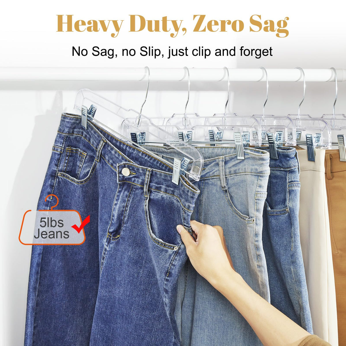 House Day rubber padded clips prevent fabric marks during long-term hanging