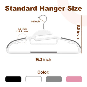 HOUSE DAY S-shape opening keeps collars crisp and easy to hang.