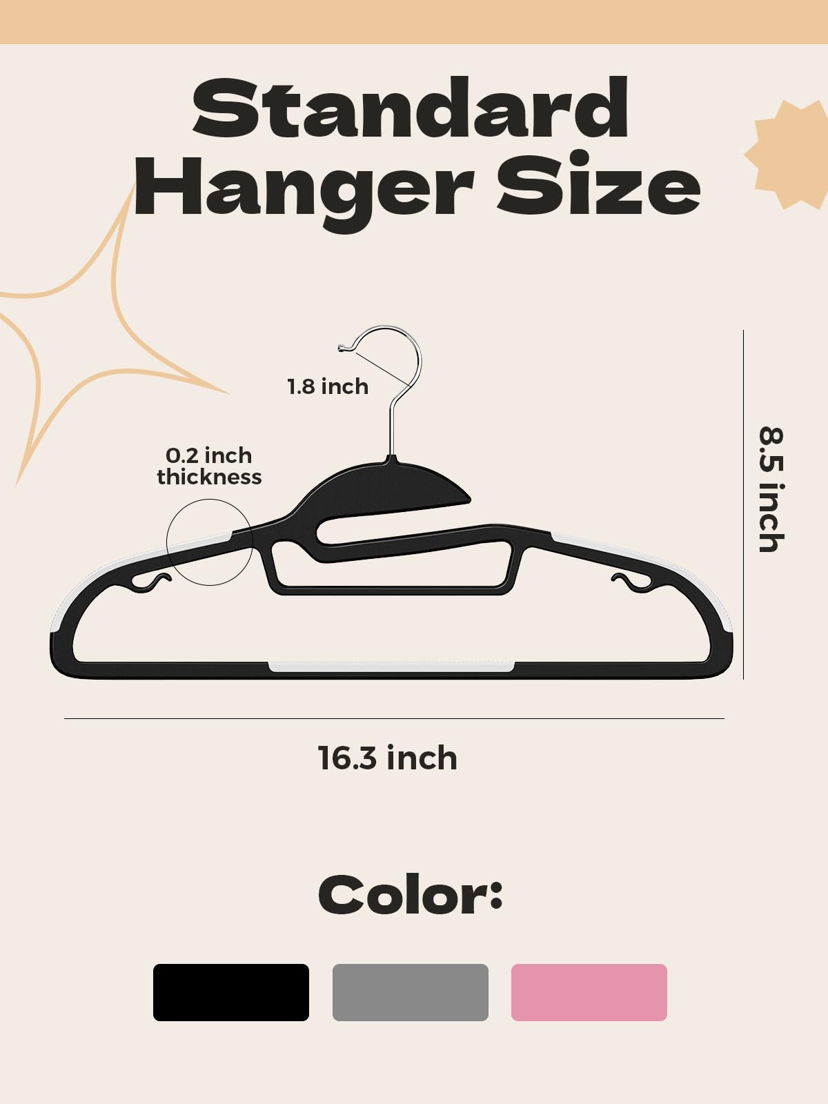HOUSE DAY side hooks hold strappy garments securely.