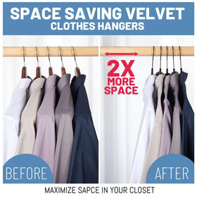 House Day slim 17.5-inch hangers preserve shoulder shape and reduce wrinkles.