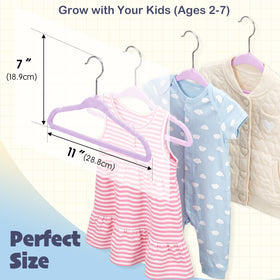House Day velvet hanger with shoulder notches for camisoles and dresses