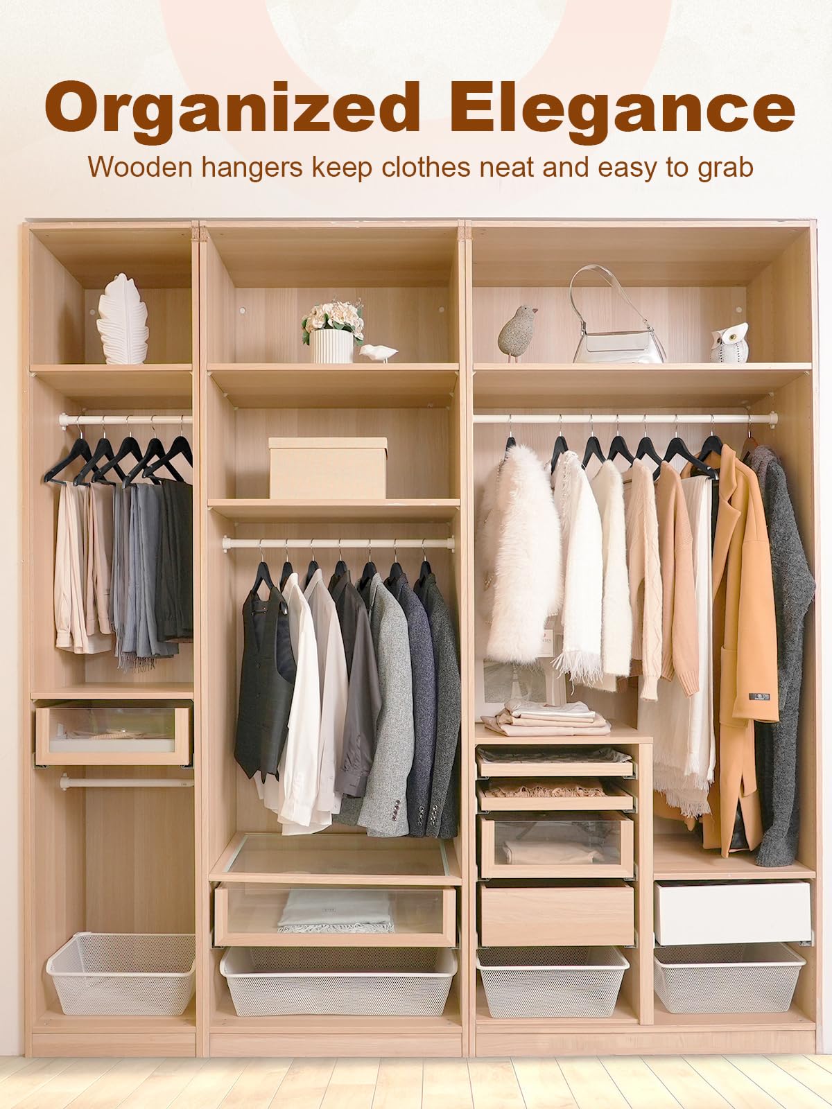 HOUSE DAY space-saving design helps maximize rail space and reduce clutter.