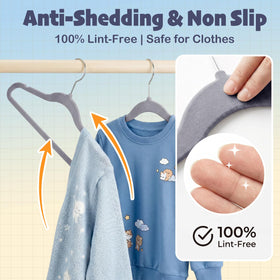 HOUSE DAY swivel-hook kid hanger offers easy hanging from any angle.