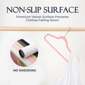 HOUSE DAY ultra-thin design saves closet space and maximizes storage.