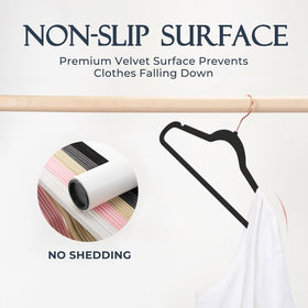 HOUSE DAY ultra-thin space-saving design enables denser closet organization