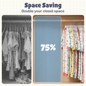 HOUSE DAY baby hangers hold up to 8 lbs for sturdy daily use.