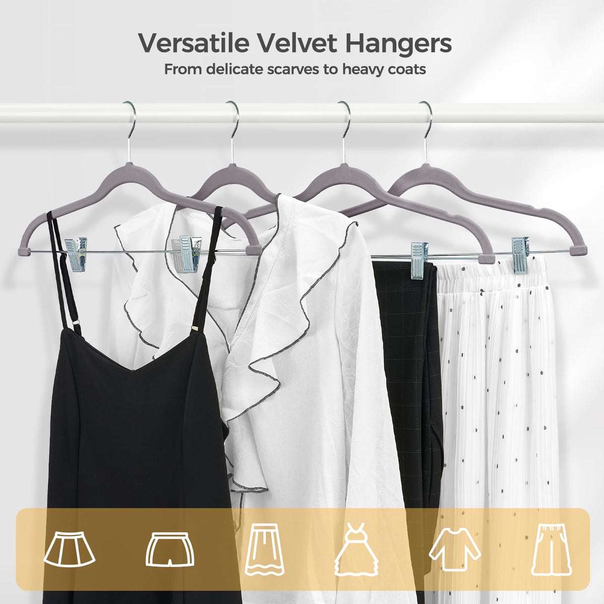 House Day 360-degree hook enables easy access from any closet angle