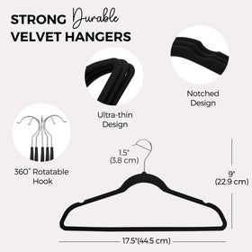 Soft velvet surface prevents snagging and fuzz shedding on garments
