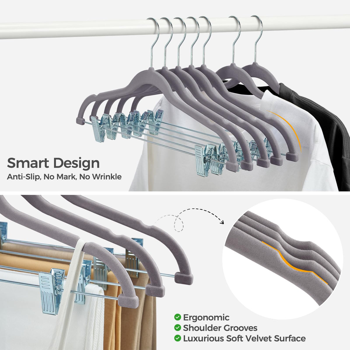House Day ultra-thin profile saves space in crowded closets