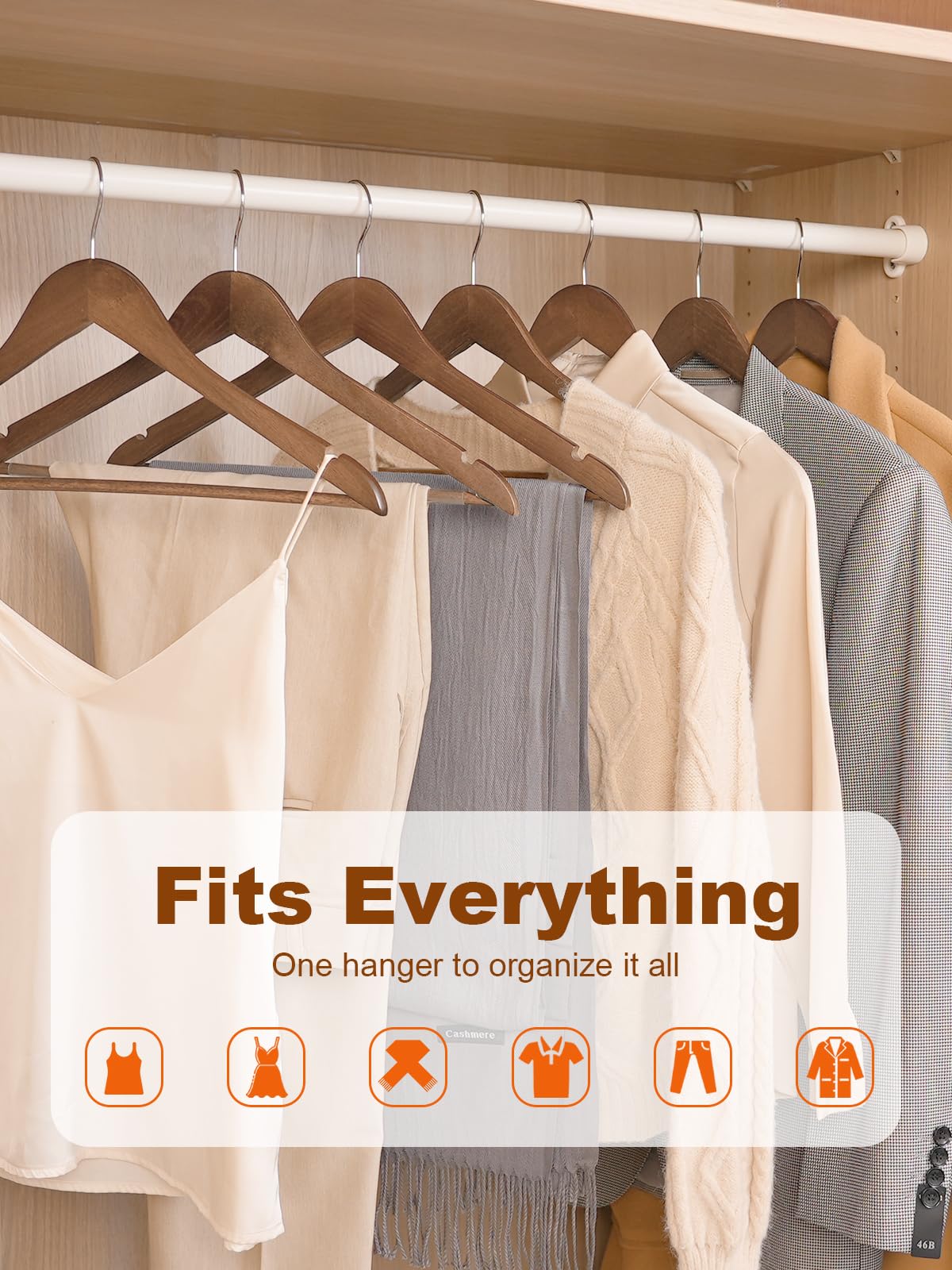 HOUSE DAY ergonomic curved shoulders maintain garment shape
