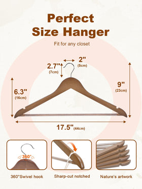 HOUSE DAY slim profile saves closet space