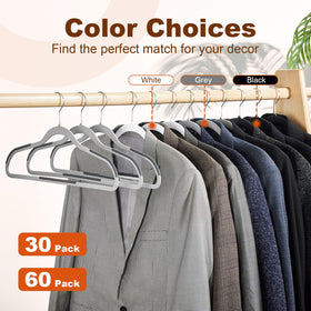 House Day gray finish blends with any closet decor.