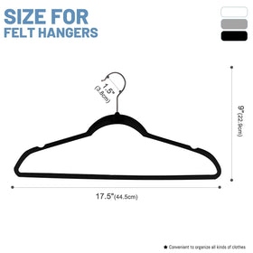 House Day 60-pack velvet hangers help keep wardrobes organized daily.